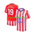 Camisola Atlético Madrid Julian Alvarez 19 Homem Equipamento Primeiro 2024-2025 Manga Curta